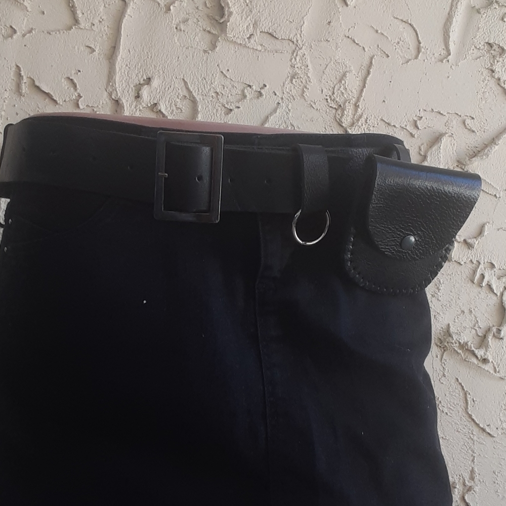 Belt with bag